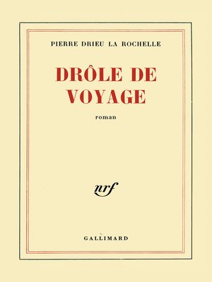 cover image of Drôle de voyage